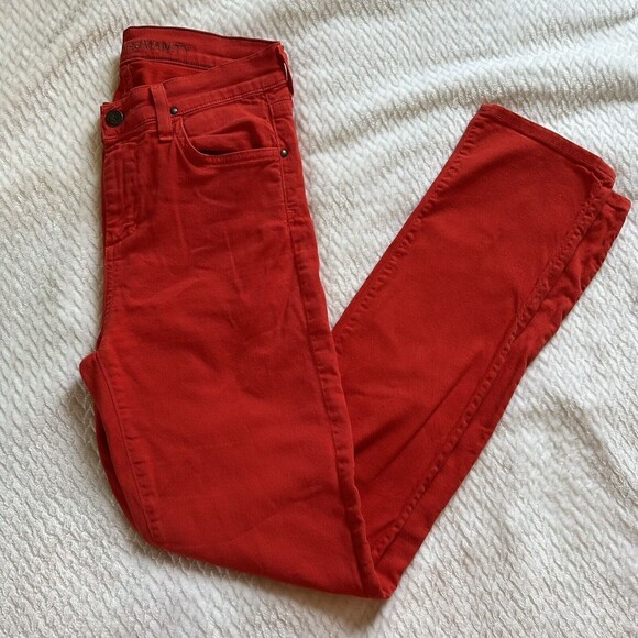 Citizens of Humanity Red Skinny Jeans 26 - Picture 1 of 10